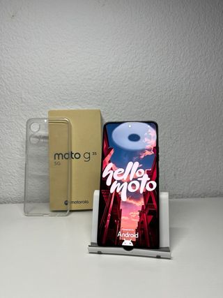 Motorola Moto G35 5G Negro Nuevo + Funda