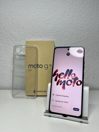 Motorola Moto G35 5G Negro Nuevo + Funda