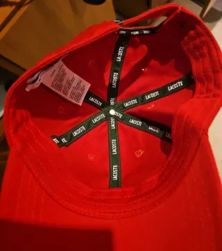Gorra Lacoste Roja