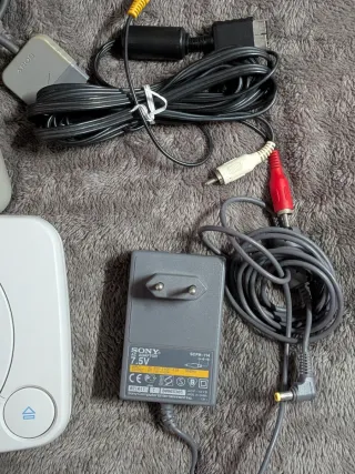 Consola Sony PSone + Mando + Adaptador+cable v/a