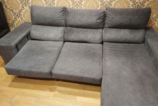 Sofá Chester Gris Tela