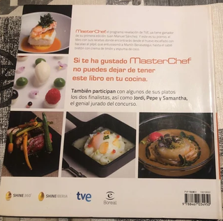 Libro de Masterchef para Cocinar