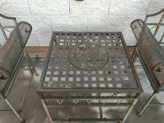 Muebles de jardin de forja