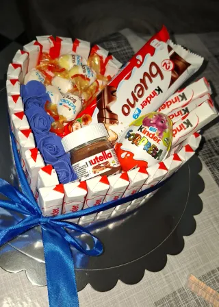 Tarta de chuches y chocolates