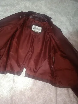 Chaqueta Cuero genuino Vintage  Talla S/M