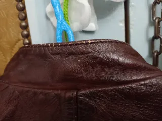 Chaqueta Cuero genuino Vintage  Talla S/M