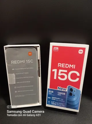 Xiaomi Redmi 15C 128GB Gris Nuevo