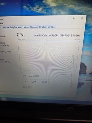 Ordenador portátil ASUS negro INTEL CELERON