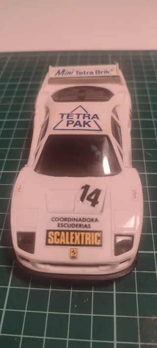 Ferrari F40 Tetra Pak SCX Scalextric Exin