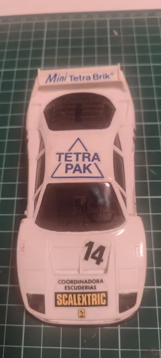 Ferrari F40 Tetra Pak SCX Scalextric Exin
