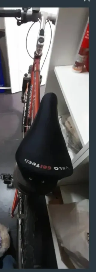 Bicicleta Mountain Bike Decathlon Roja