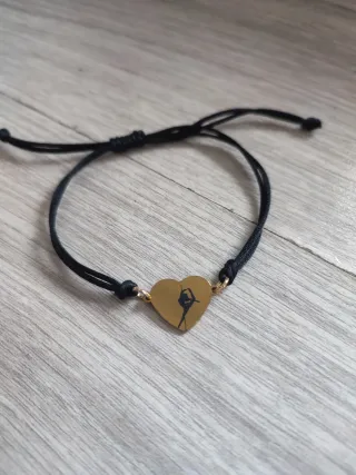 Bracciale Pole Dance Cuore Oro Regolabile
