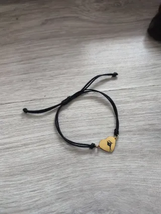 Bracciale Pole Dance Cuore Oro Regolabile