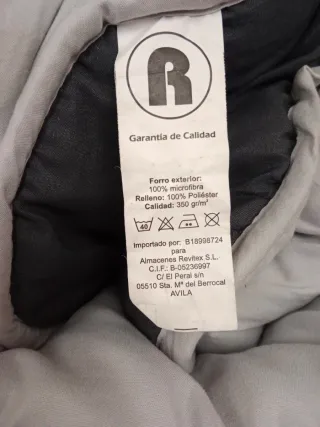 Edredón Nórdico Reversible Cama 1.50 Gris