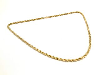 cadena oro 18k 22cm