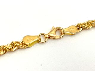 cadena oro 18k 22cm