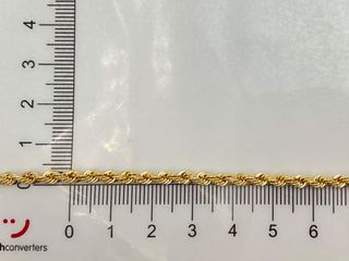 cadena oro 18k 22cm