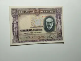 50 Pesetas Banco de España 1935 Sc-