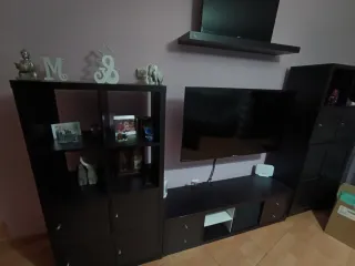 Mueble de salón negro