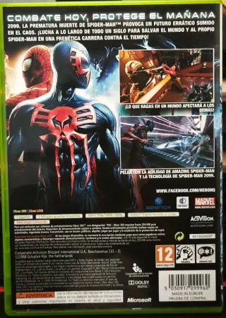 Spider-Man Edge of Time Xbox 360 PAL-ESP
