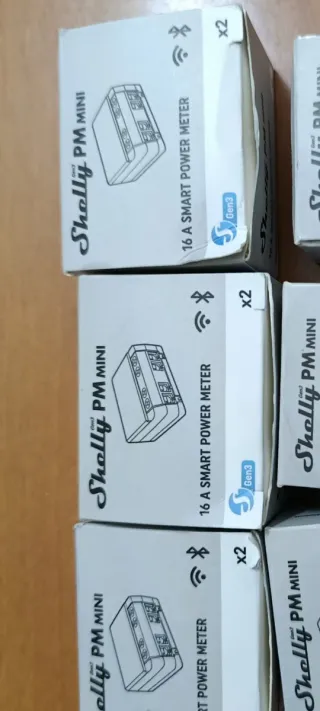 7 confezioni Shelly PM MINI 16A Smart Power Meter