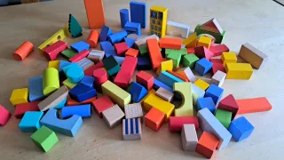 Bloques de construcción de madera