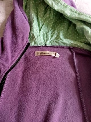 Maglia pile con inserto per neonato