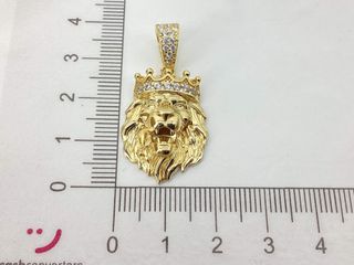 colgante oro 18k con circonita