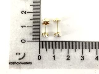 pendientes oro 18k con piedra