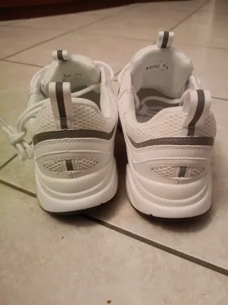 Sneakers C.D.B22 bianche grigie