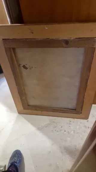 Pintura de hombre siglo XIX firmada por Rueda