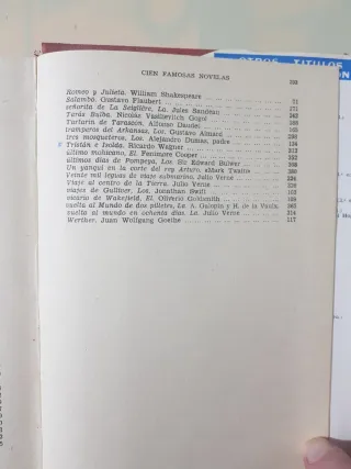 Libro 100 Novelas Famosas