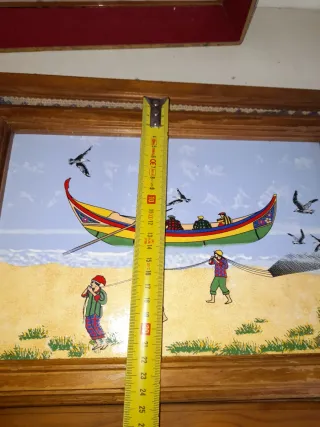 Conjunto Tabuleiros Madeira e Loiça