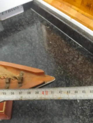 Maqueta velero madera y tela