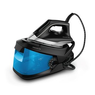 Rowenta Compact Steam Pro 6,2 \- Centro de planchado de 2200 W de potencia, 6,2 bares, golpe de vapor de 310 g/min, suela Microsteam 400 HD, depÃ³sito de 1,1 L, modo ECO, sistema antical, DG7621