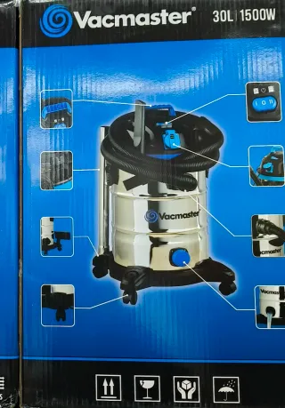 Aspiradora Líquidos y Polvo Vacmaster 30L