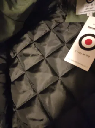 Parka Lambretta Verde Khaki con Capucha