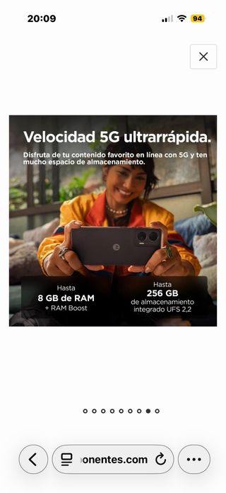 Motorola Moto G35 Negro Nuevo