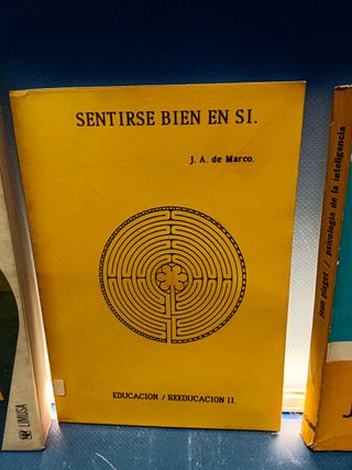 3 libros Sentirse bien en si + modificación de conducta humana + Psicología de la inteligencia