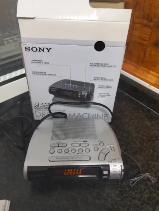 Radio Despertador Sony ICF-C282 Plata