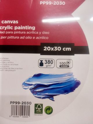 Lote 3 lienzos Artix 20x30 cm