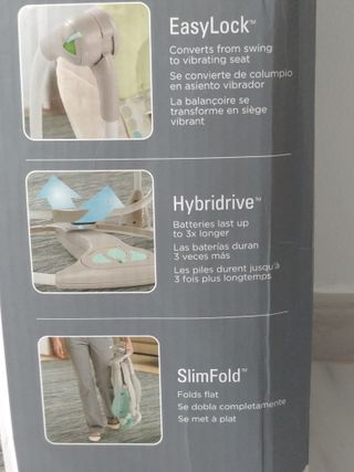 Hamaca Mecedora Ingenuity ConvertMe con 2 Fundas