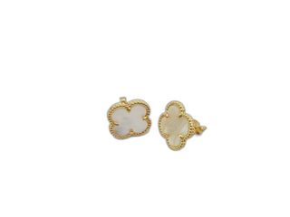 pendientes oro 18k con nacar
