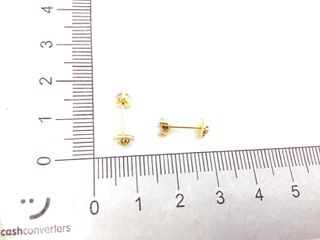 pendientes oro 18k con piedra