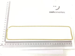 cadena oro 18k 30cm