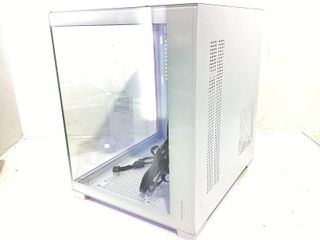 caja game caja torre pc gaming cristal templado blanca