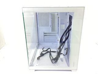 caja game caja torre pc gaming cristal templado blanca