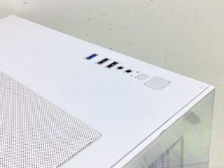 caja game caja torre pc gaming cristal templado blanca