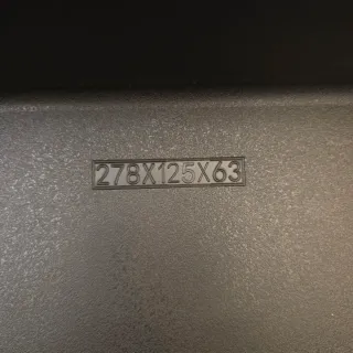 Maletín rígido negro