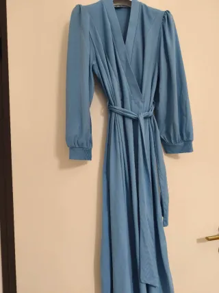 Vestaglia da camera azzurra